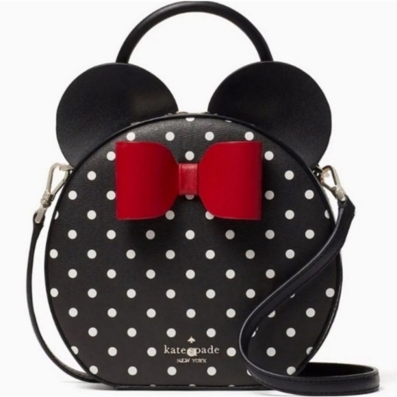 Kate Spade Black and Red Polka Dot Crossbody Bag set with wallet - Picture 1 of 4
